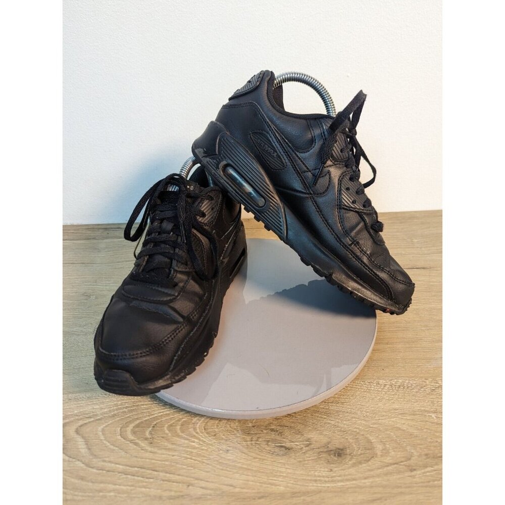 Nike Mens Air Max 90 302519-001 Black Casual Shoes Sneakers Size 7 READ